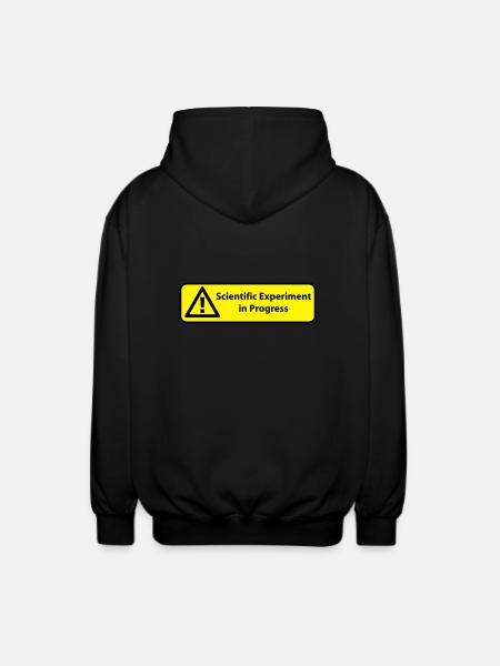 Scientific experiment in progress - Veste à capuche unisexe - noir