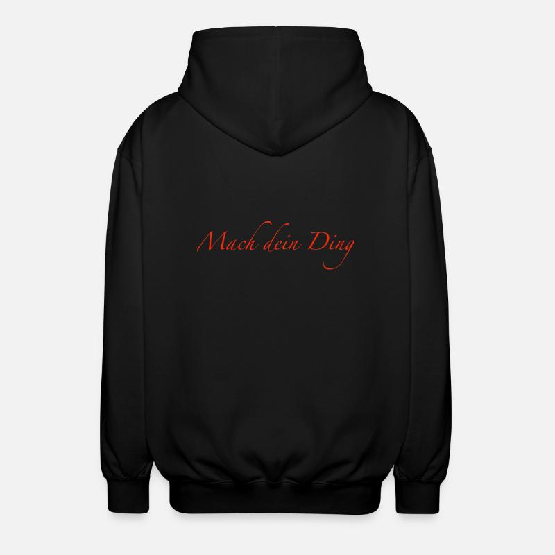 Faites votre truc - Veste à capuche unisexe - noir