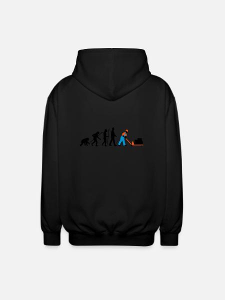 evolution_lagerist_hubwagen_09_201603_3c - Unisex Kapuzenjacke - Schwarz