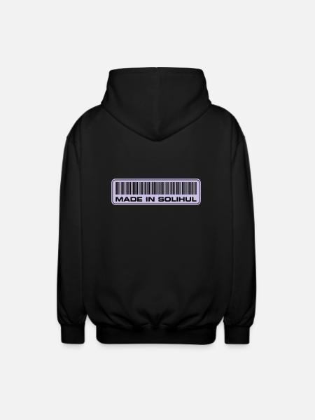 made-in-Solihul - Veste à capuche unisexe - noir
