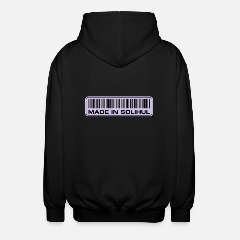 made-in-Solihul - Veste à capuche unisexe - noir