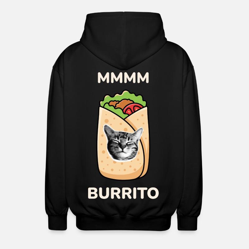 MMMM Burrito - Unisex Kapuzenjacke - Schwarz