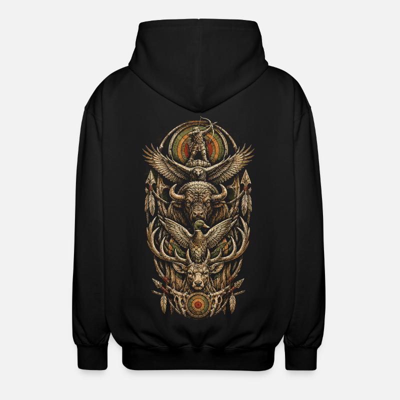 Archery Archer - Unisex Hooded Jacket - black