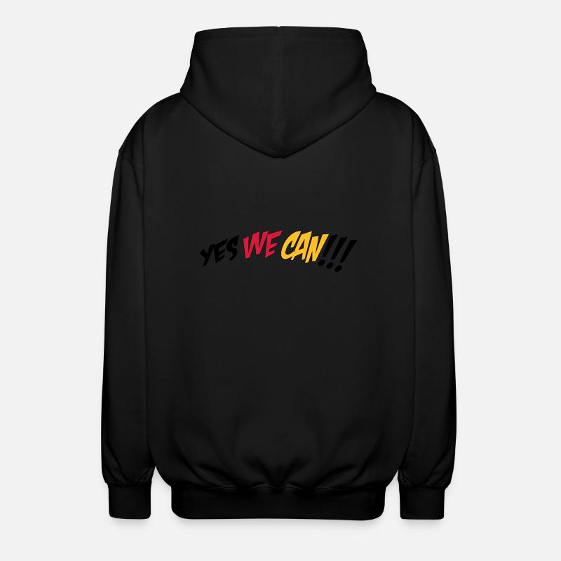 yes we can - Veste à capuche unisexe - noir