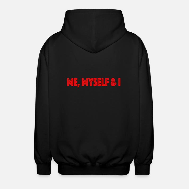 moi moi-même et moi - Veste à capuche unisexe - noir