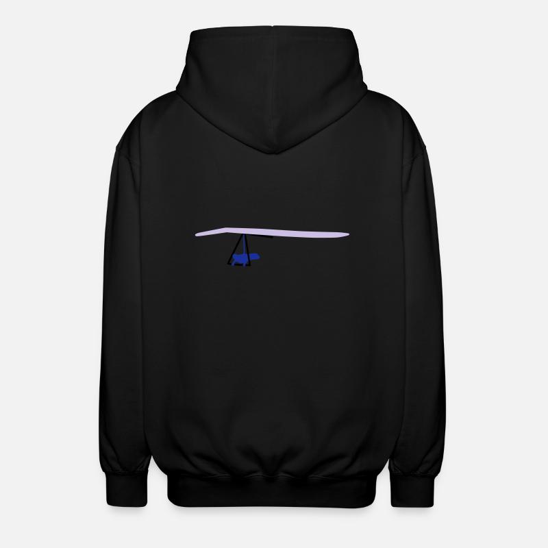 Drachenflieger - Unisex Kapuzenjacke - Schwarz