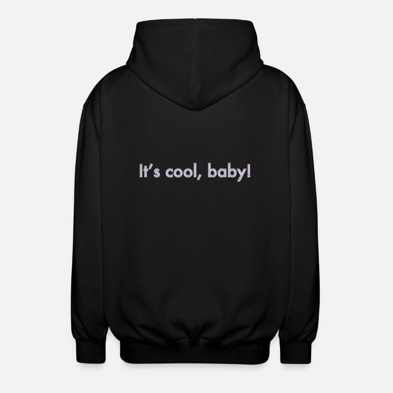 C’est cool, bébé - Veste à capuche unisexe - noir