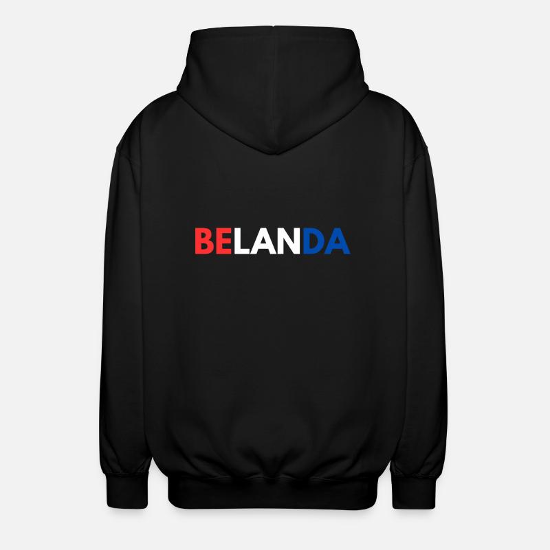 INDONET Belanda - Veste à capuche unisexe - noir