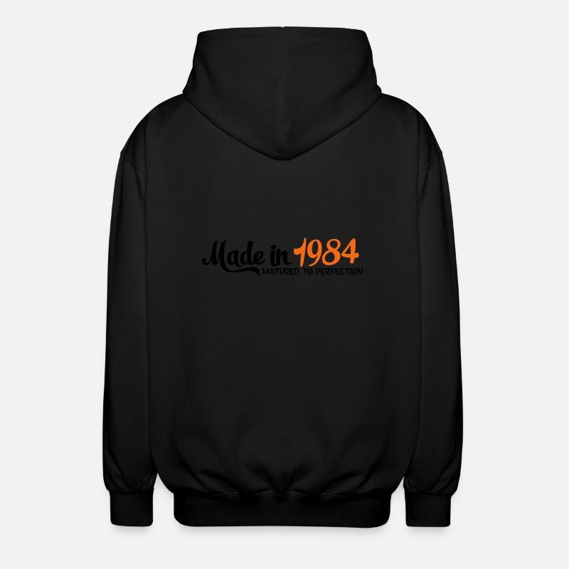 1984 - Unisex Kapuzenjacke - Schwarz