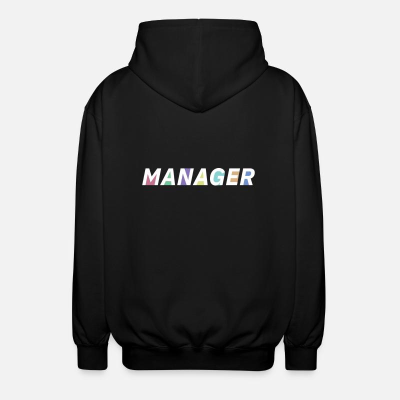 Der Manager - Unisex Kapuzenjacke - Schwarz