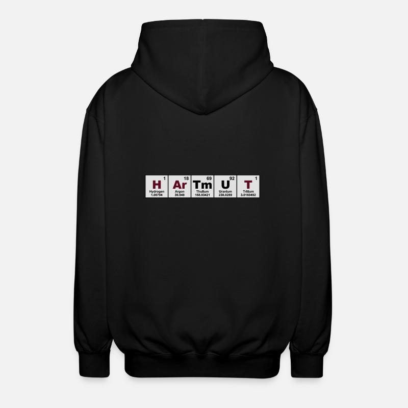 hartmut - Unisex Kapuzenjacke - Schwarz