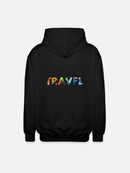 Voyage - Veste à capuche unisexe - noir