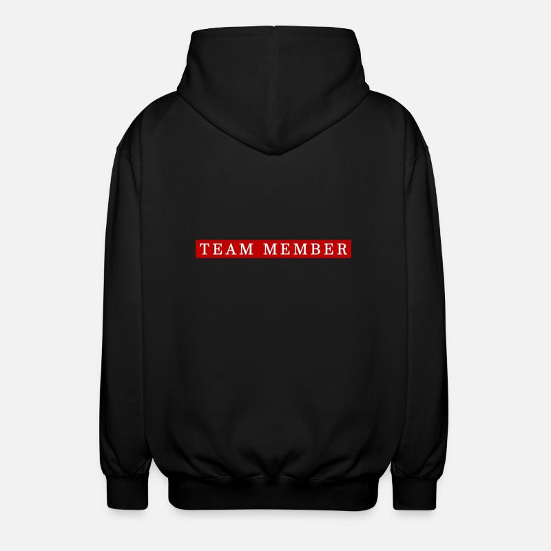 Team Member Group - Unisex Hooded Jacket - black