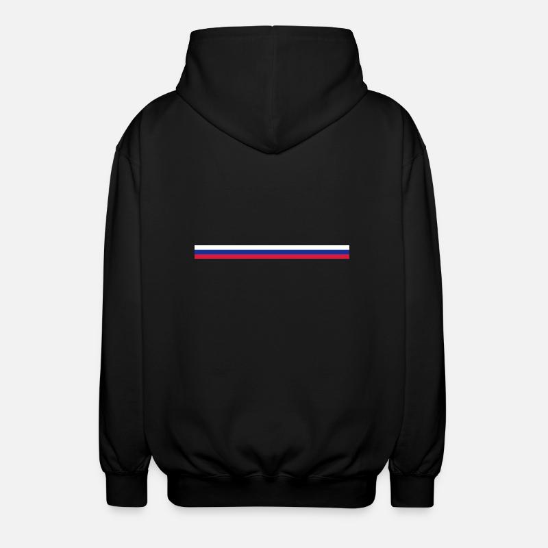 russland-small - Unisex Kapuzenjacke - Schwarz
