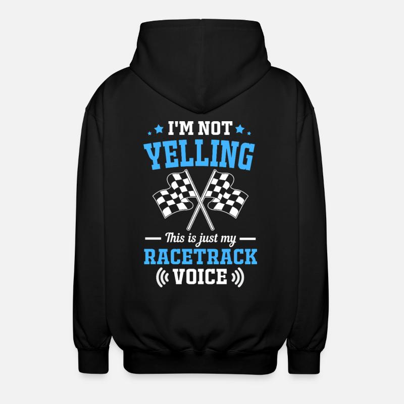 Course de dragsters - Veste à capuche unisexe - noir