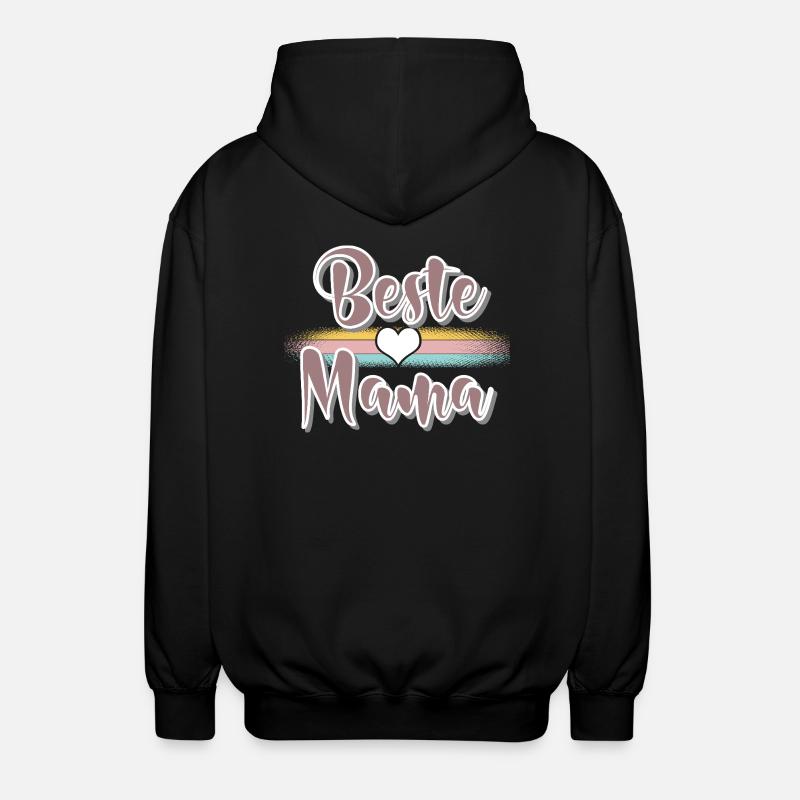 Mama - Unisex Kapuzenjacke - Schwarz