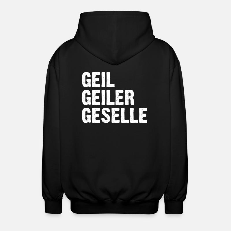 Geselle - Unisex Kapuzenjacke - Schwarz