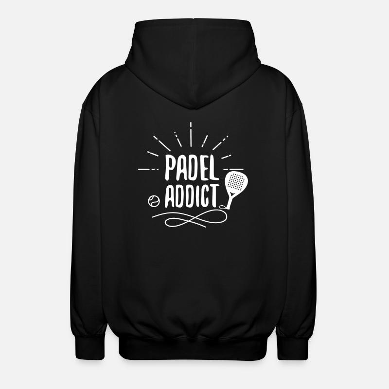Padel Addict - Veste à capuche unisexe - noir