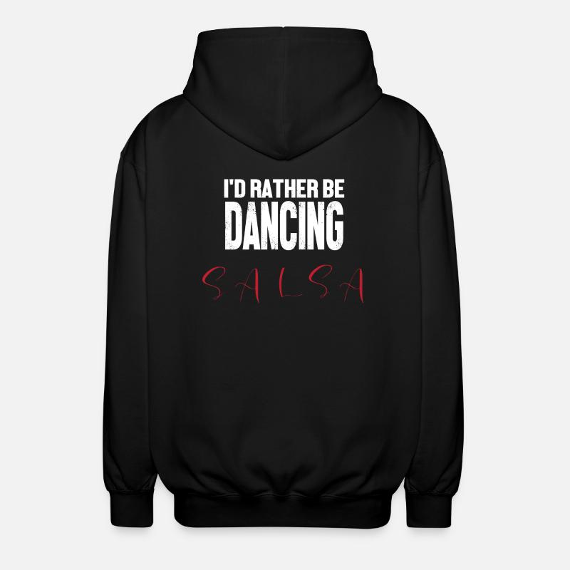Salsa Dancer Dancer - Unisex Hooded Jacket - black