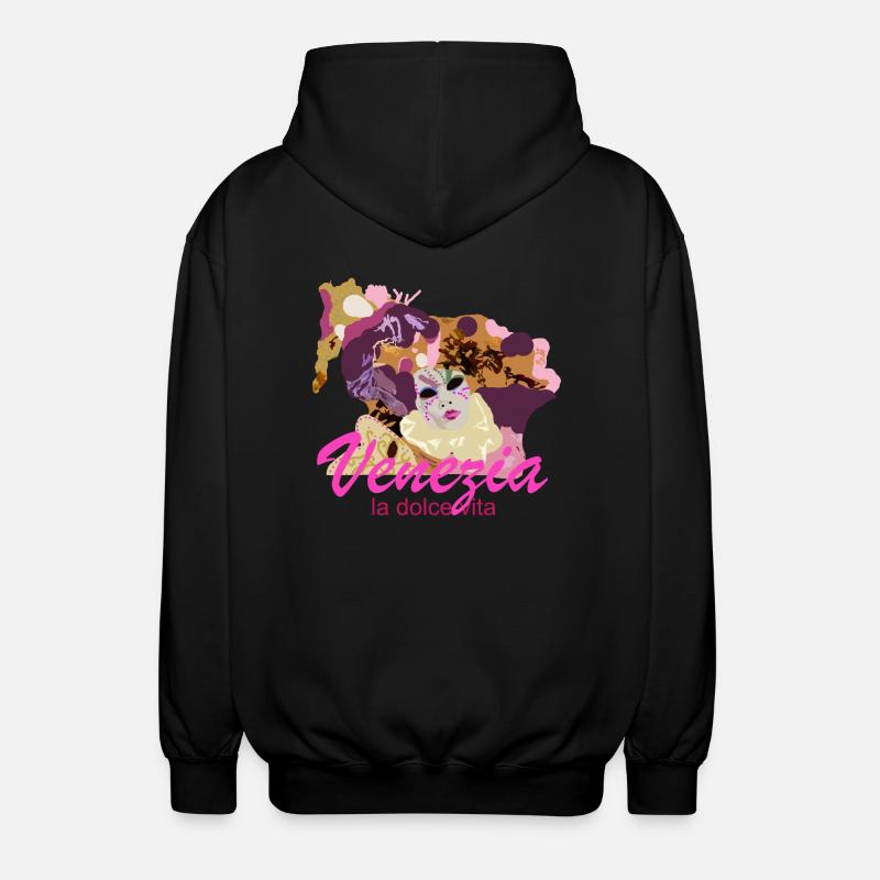 venezia - Unisex Kapuzenjacke - Schwarz