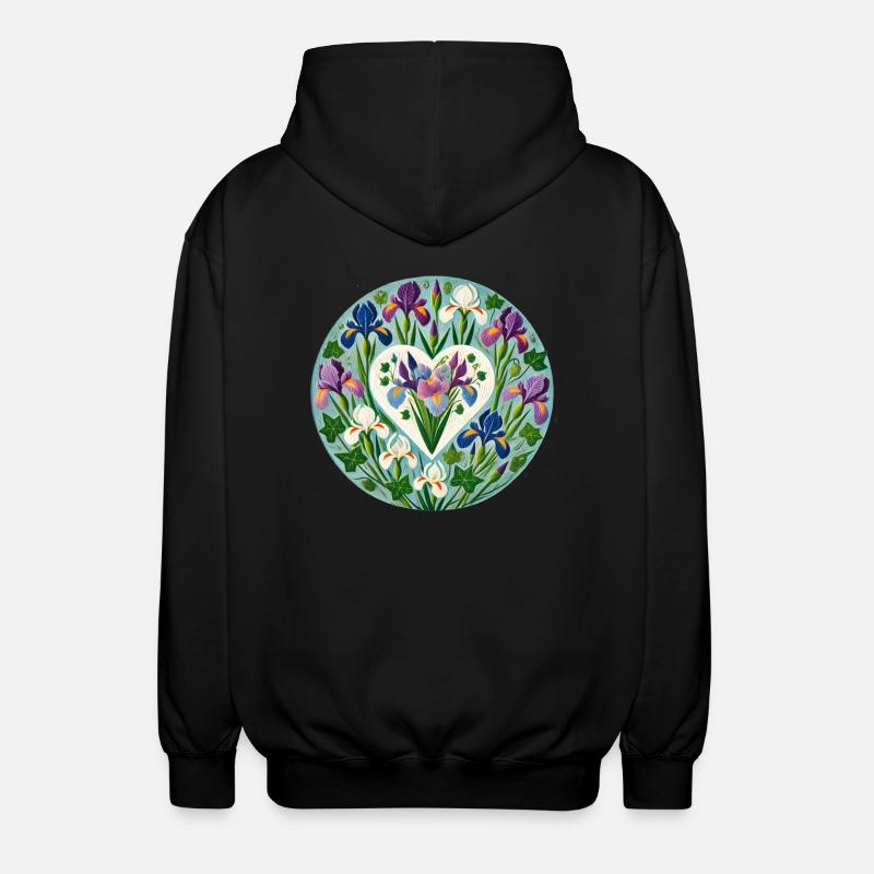 Iris - Veste à capuche unisexe - noir