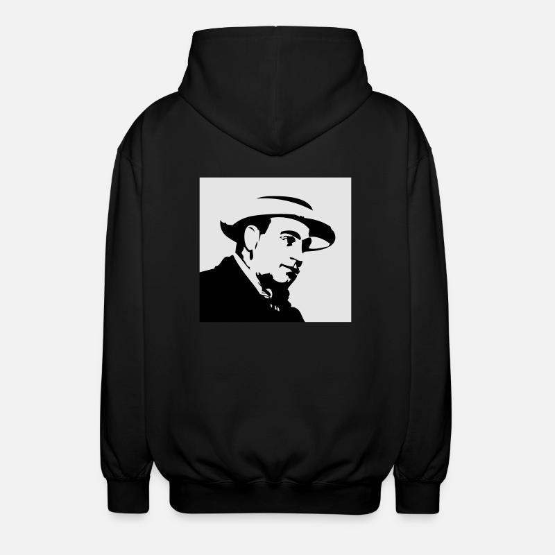 Al Capone - Unisex Kapuzenjacke - Schwarz