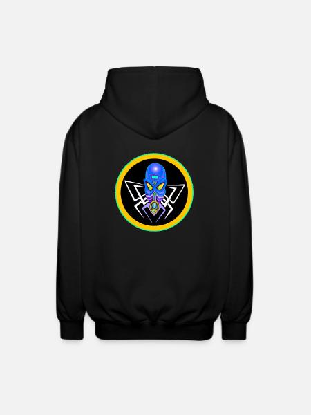 alien circle 02 - Veste à capuche unisexe - noir