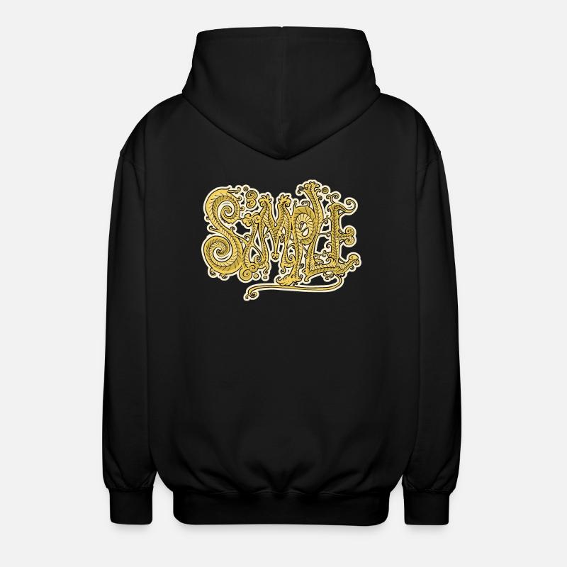 Graff Simple - Veste à capuche unisexe - noir