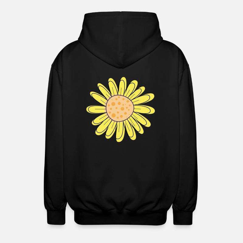 tournesol - Veste à capuche unisexe - noir