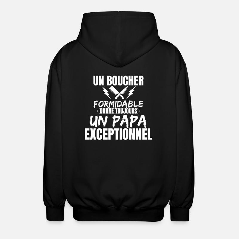 BOUCHER FORMIDABLE - Veste à capuche unisexe - noir