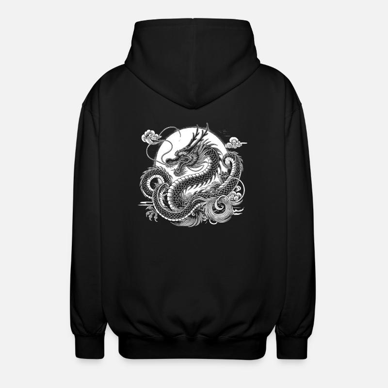 Japon - Veste à capuche unisexe - noir