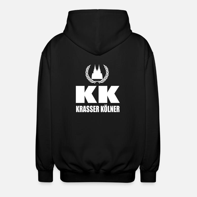 Köln - Unisex Kapuzenjacke - Schwarz