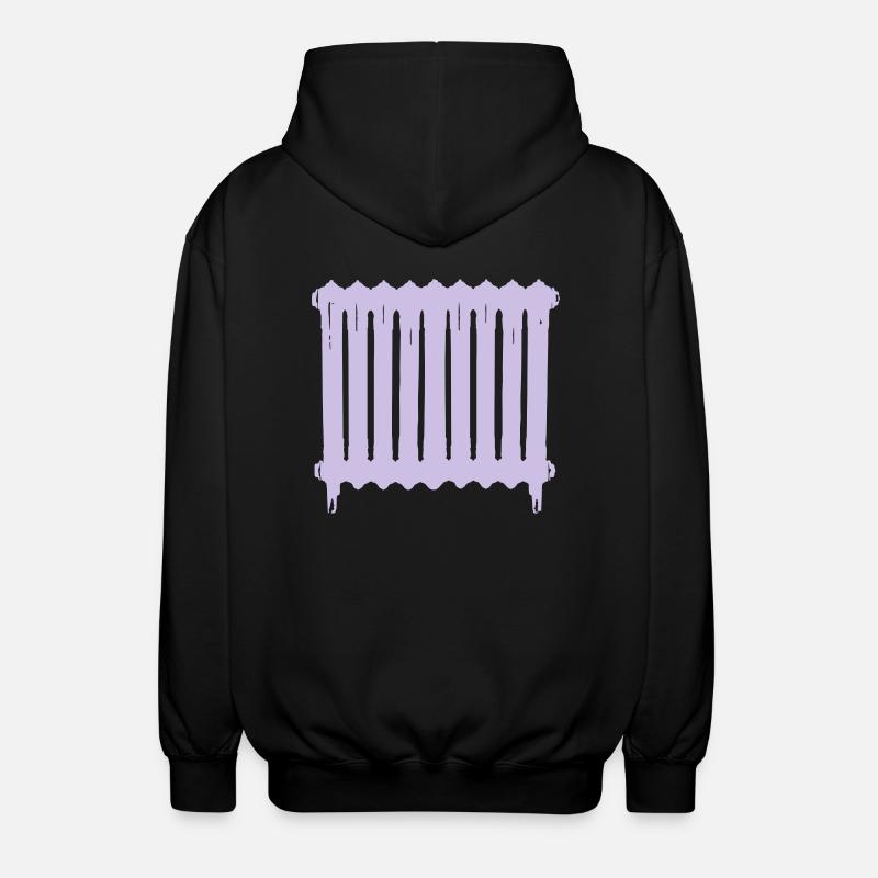 radiateur - Veste à capuche unisexe - noir