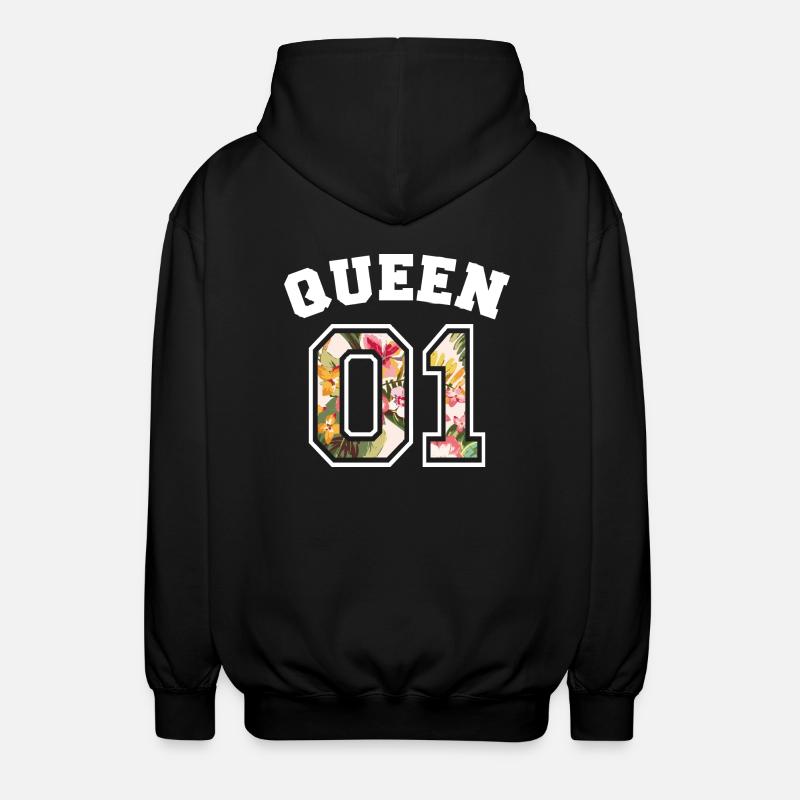 queen 01 - Veste à capuche unisexe - noir