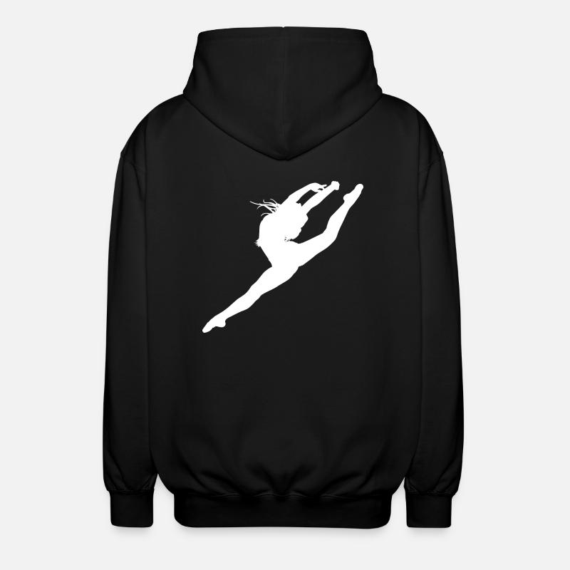 Ballerina Ballet Danse Danseuse Danse - Veste à capuche unisexe - noir