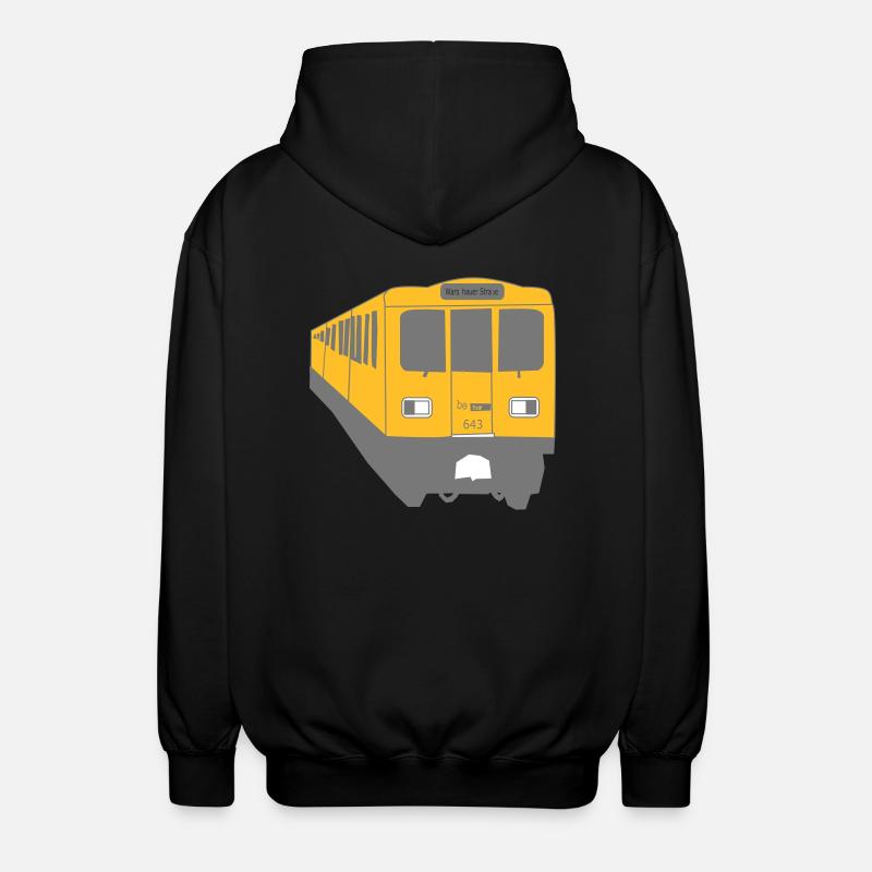 Berlin Train U1 - Unisex Kapuzenjacke - Schwarz