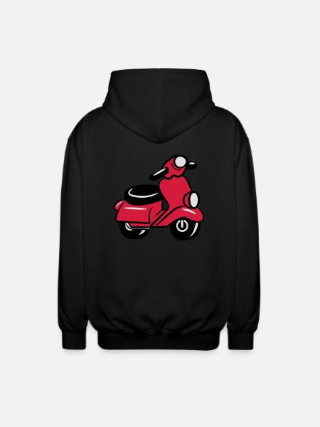 motorroller suess - Unisex Kapuzenjacke - Schwarz