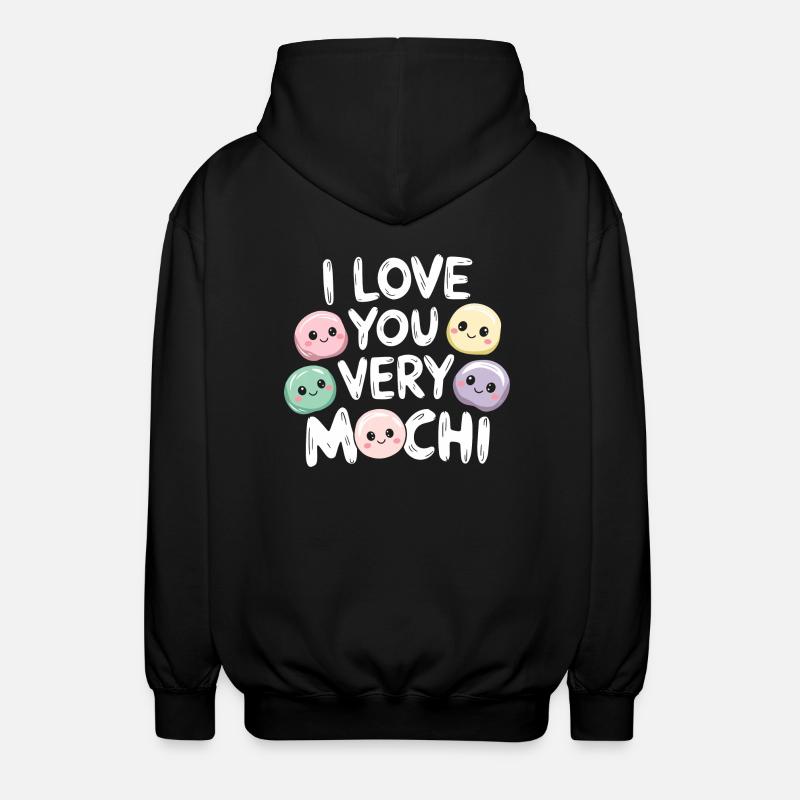 Hommage tendance au mochi - Veste à capuche unisexe - noir
