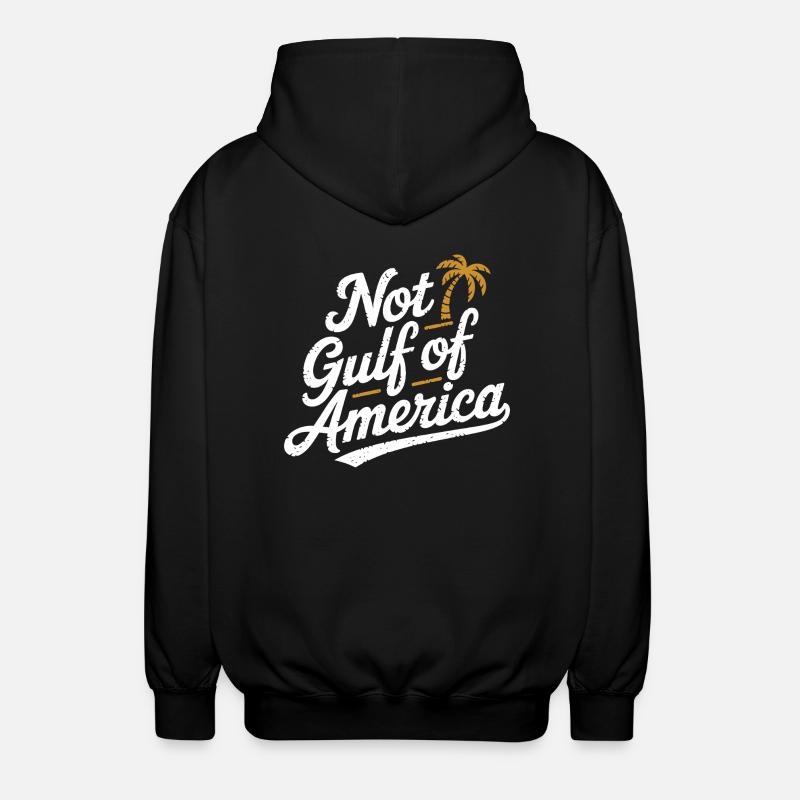 Pas le golfe d’Amérique - Veste à capuche unisexe - noir
