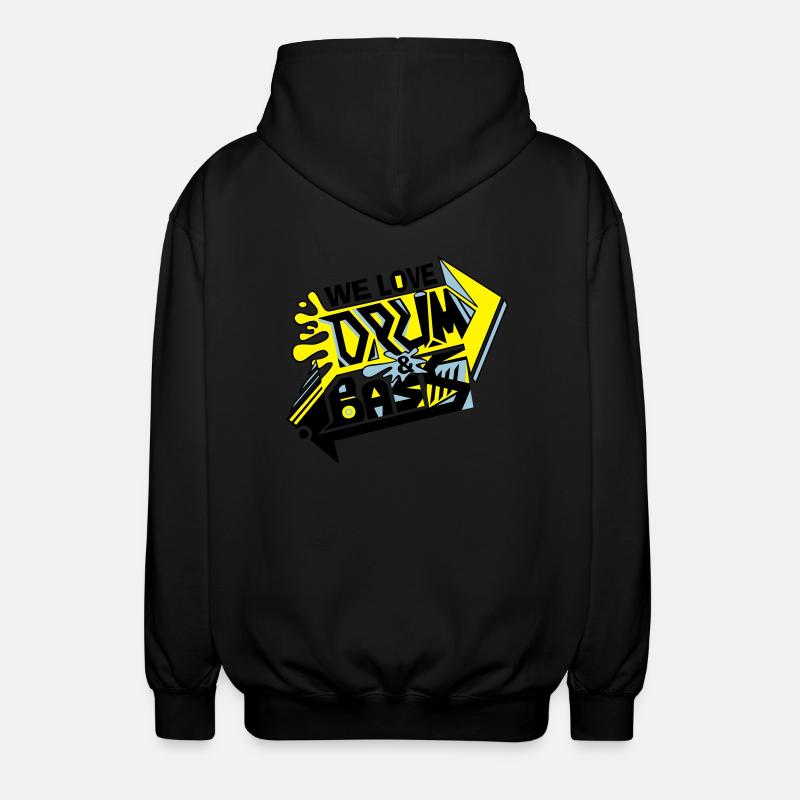 W3L0v3DNBv2(balck) - Unisex Kapuzenjacke - Schwarz