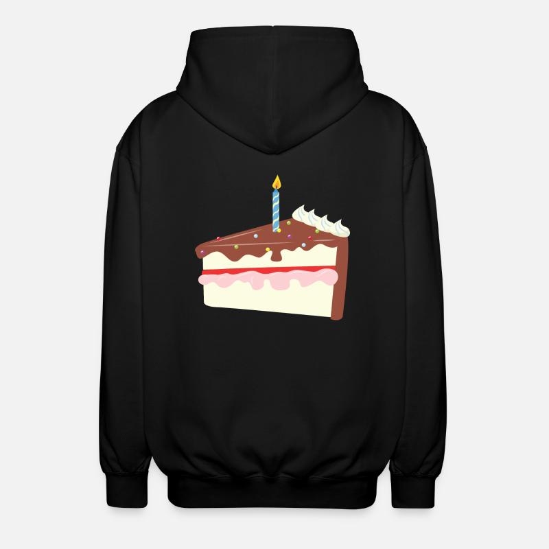 Chocolate Birthday Cake - Veste à capuche unisexe - noir