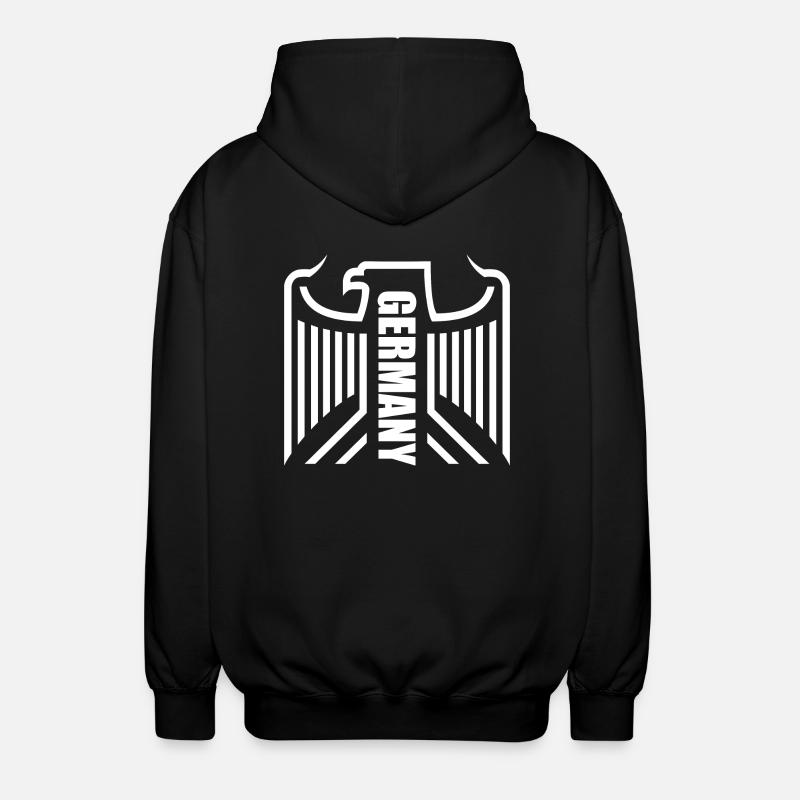 Allemagne Eagle Love - Veste à capuche unisexe - noir