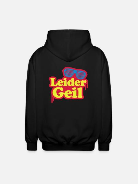 Leider Geil - Mallorca - Unisex Kapuzenjacke - Schwarz