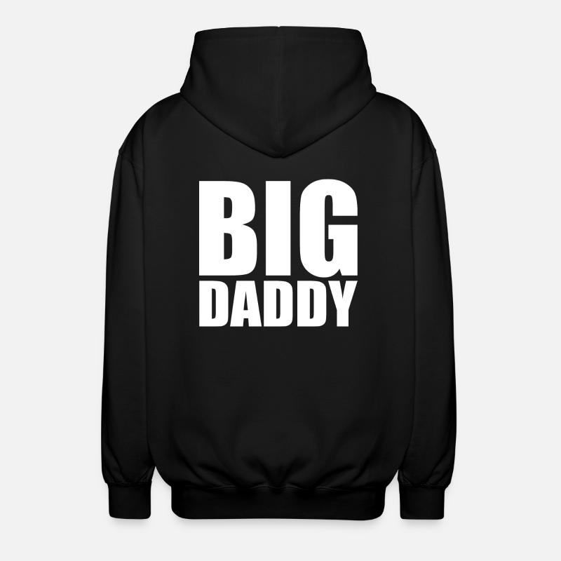 Big daddy - Unisex Kapuzenjacke - Schwarz