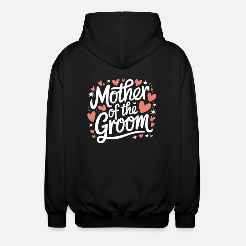 Marié Mariage Mariage - Veste à capuche unisexe - noir