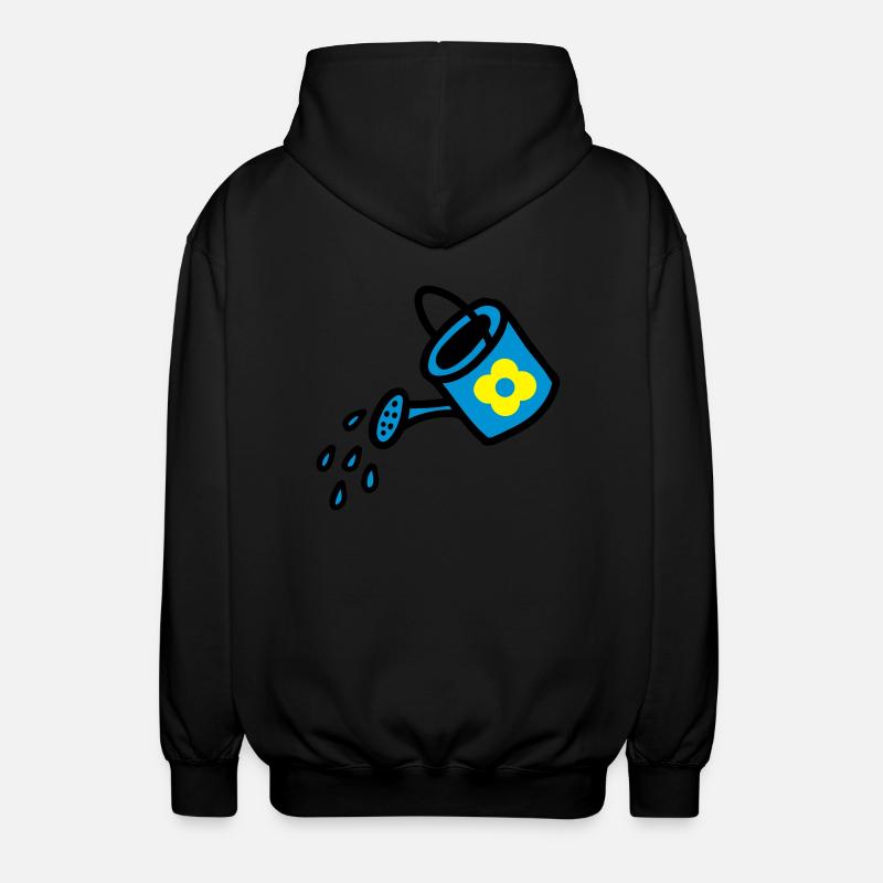 Gießkanne 3 - Unisex Kapuzenjacke - Schwarz