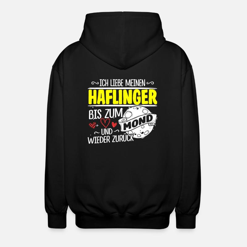 HAFLINGER - Mond - Unisex Kapuzenjacke - Schwarz