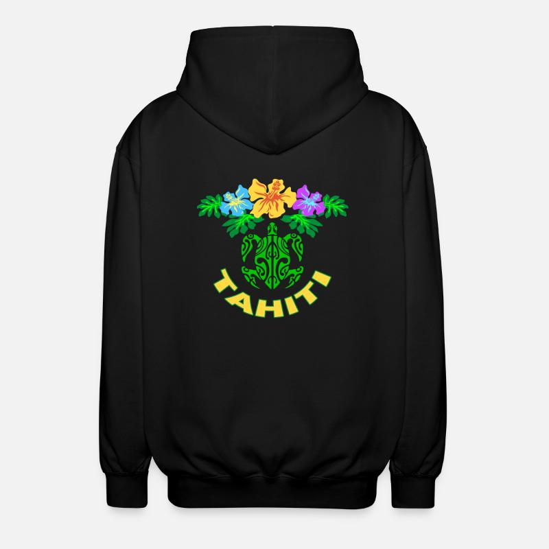 tahiti symbol 02 - Veste à capuche unisexe - noir