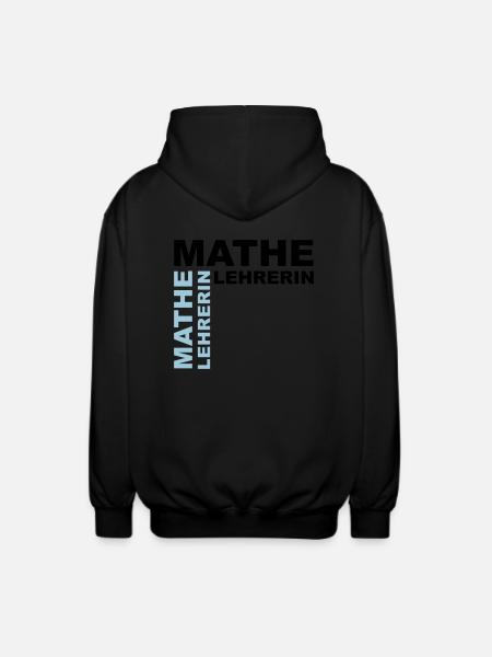 Mathe Lehrerin - V2 - Unisex Kapuzenjacke - Schwarz