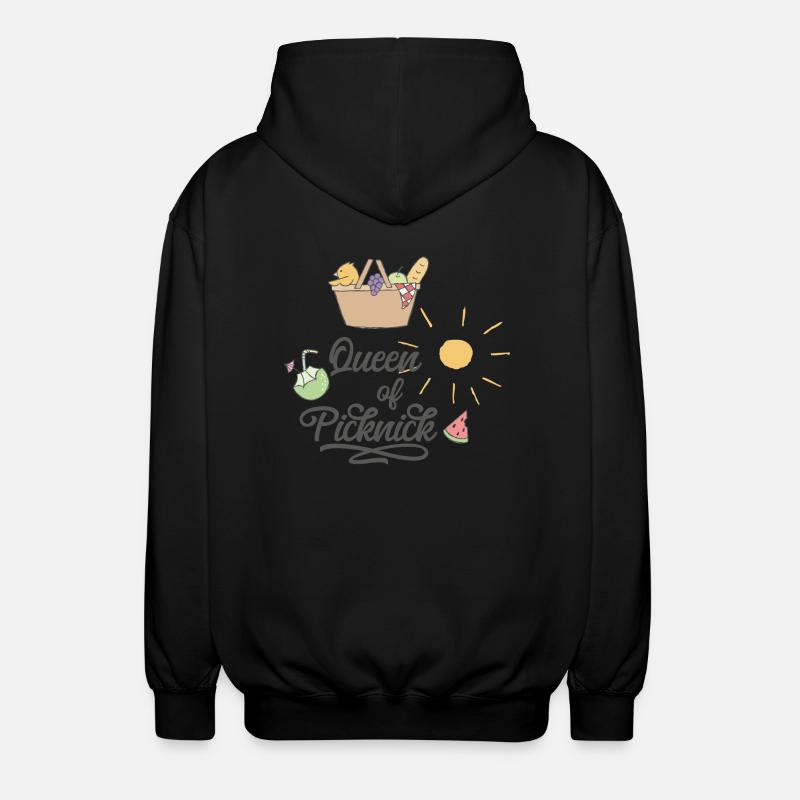 Picknick - Unisex Kapuzenjacke - Schwarz